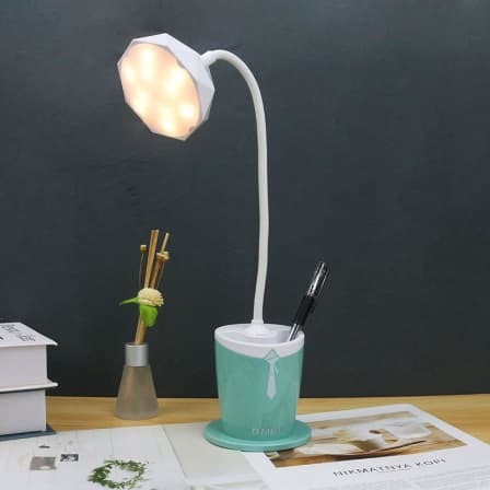 Multi-functional LED desk lamp - Blue_0