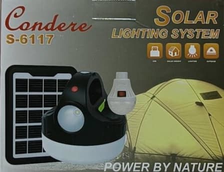 Solar Light with Secondary Light Globe and USB Charging Function_0