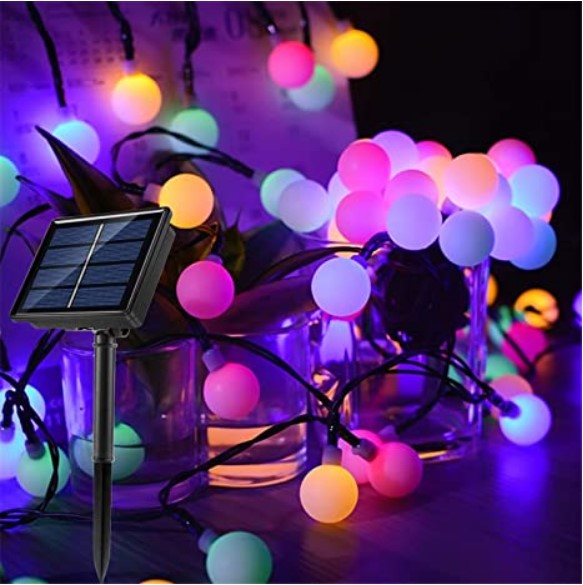 Solar Fairy Lights - Multi-Colour_0